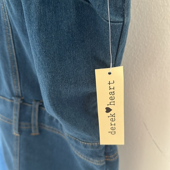 Derek Heart Denim Dress - Picture 3 of 5